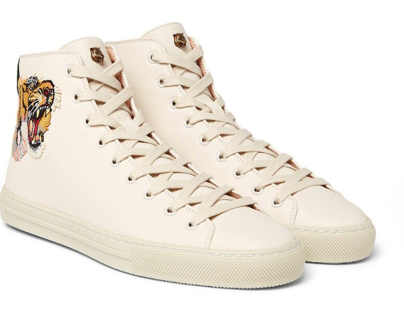 Gucci Major Appliquéd High-Top Sneakers