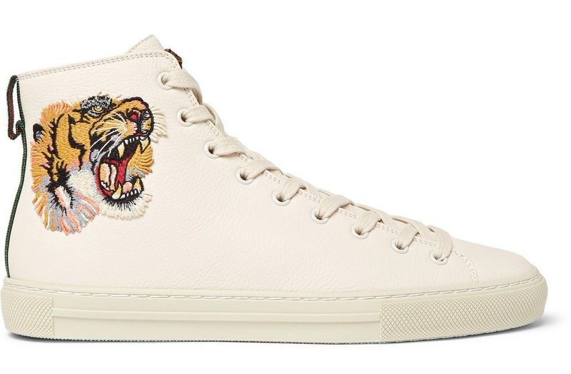 Gucci Major Appliquéd High-Top Sneakers