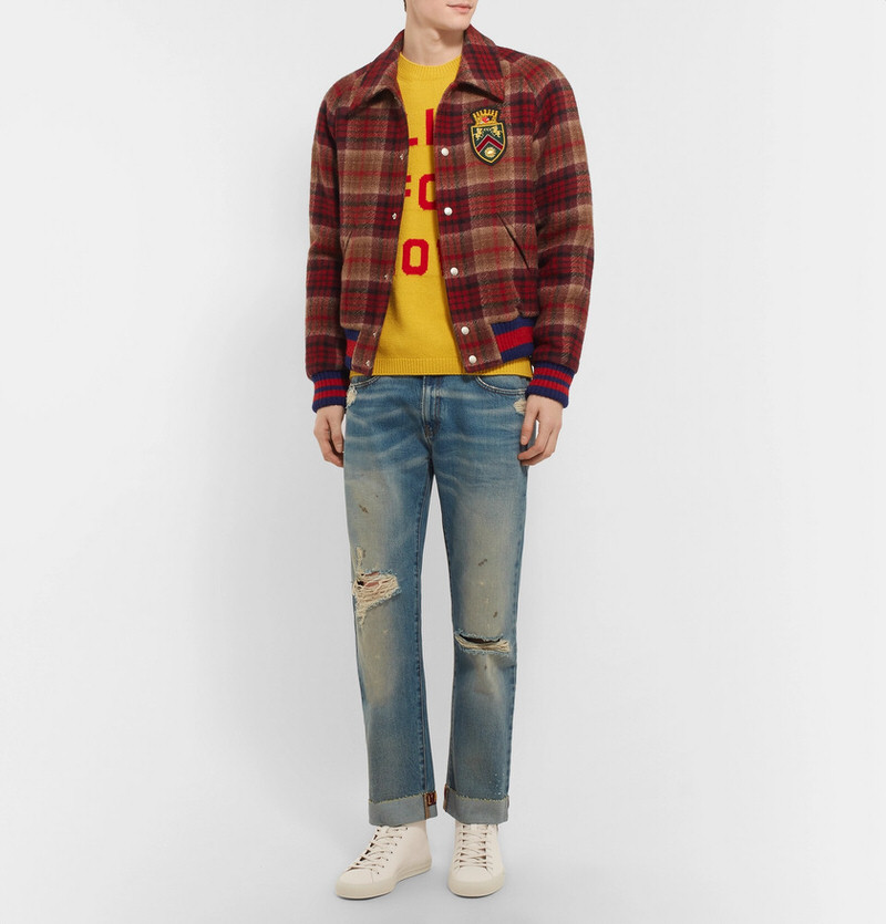Gucci Major Appliquéd High-Top Sneakers