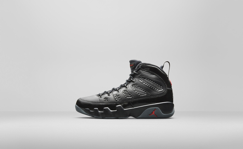 jordan 9 black university red