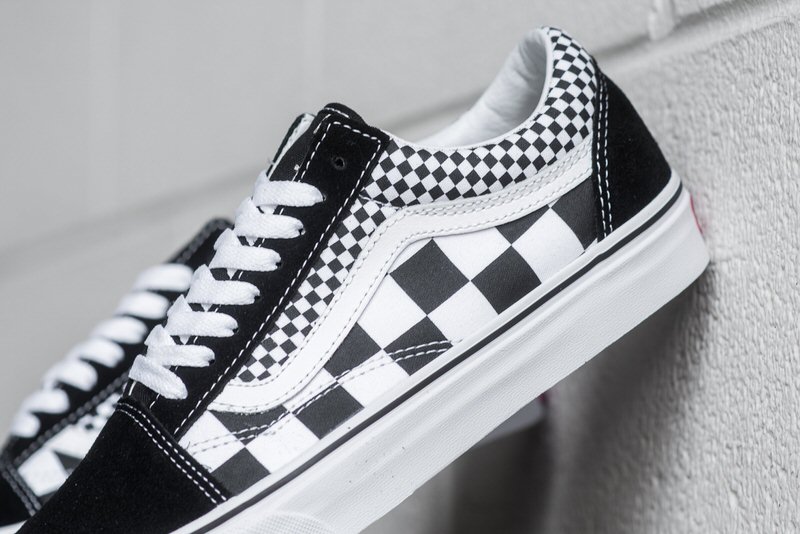 vans old skool mixed check