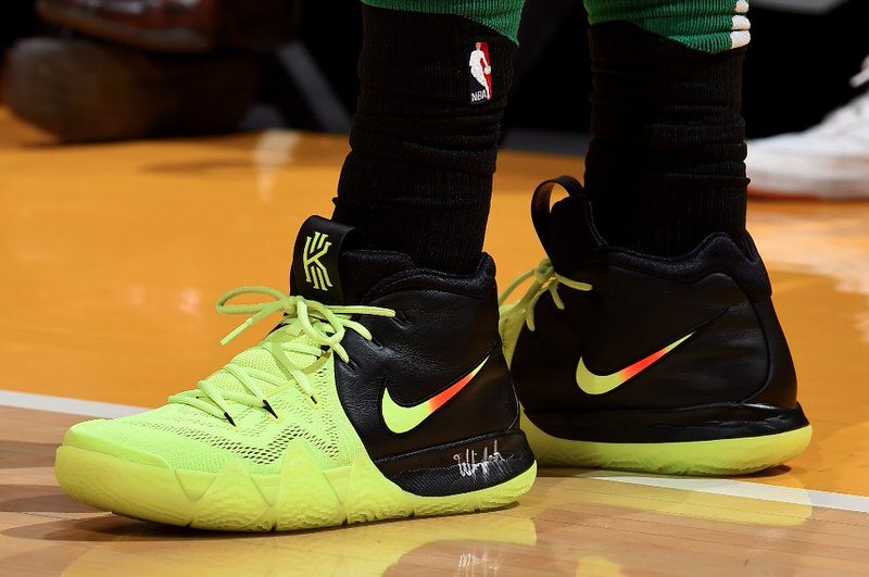 Kyrie Irving Rocked Neon Nike Kyrie 4 PE Against Lakers Nice Kicks