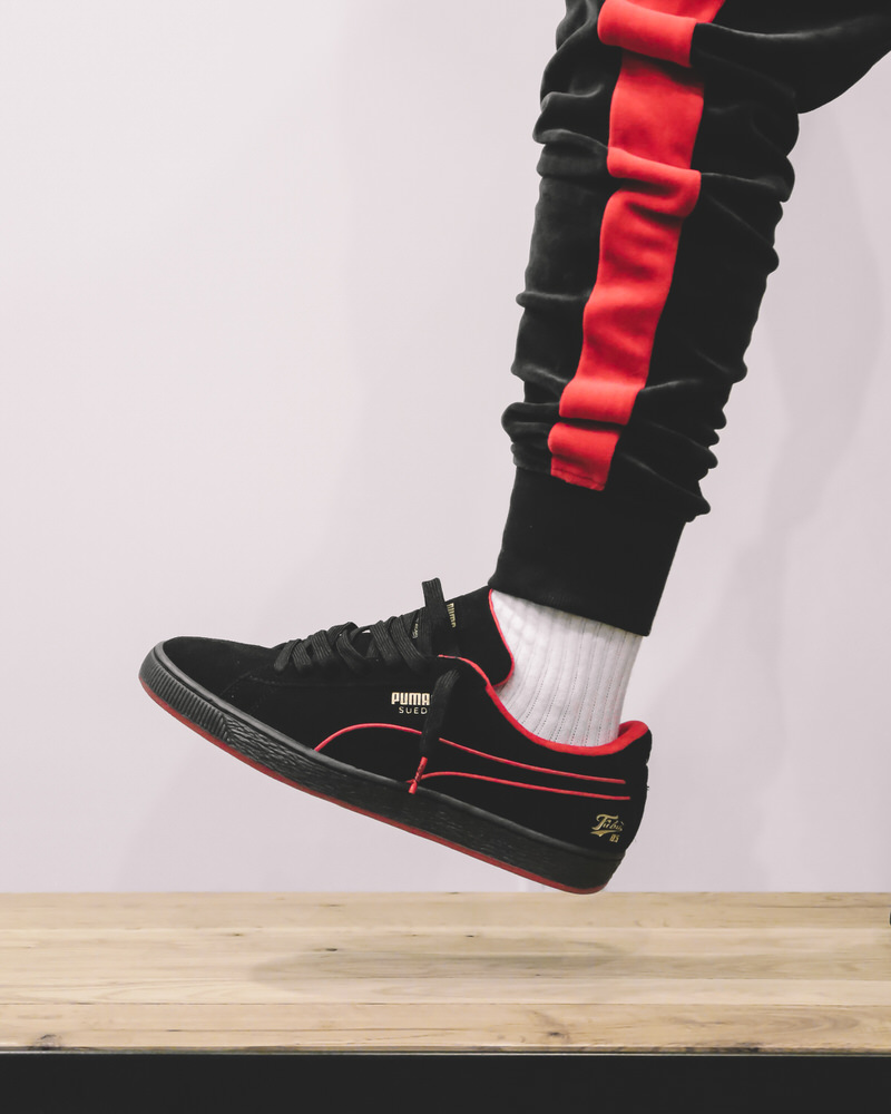 puma suede x fubu