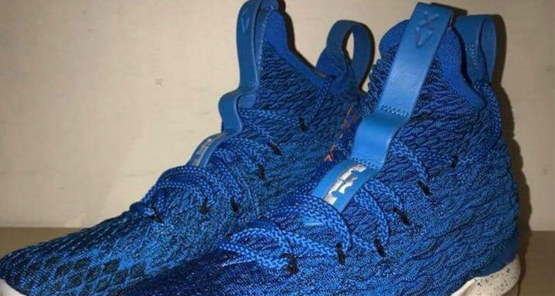 Nike LeBron 15 Blue/Orange // First Look | Nice Kicks