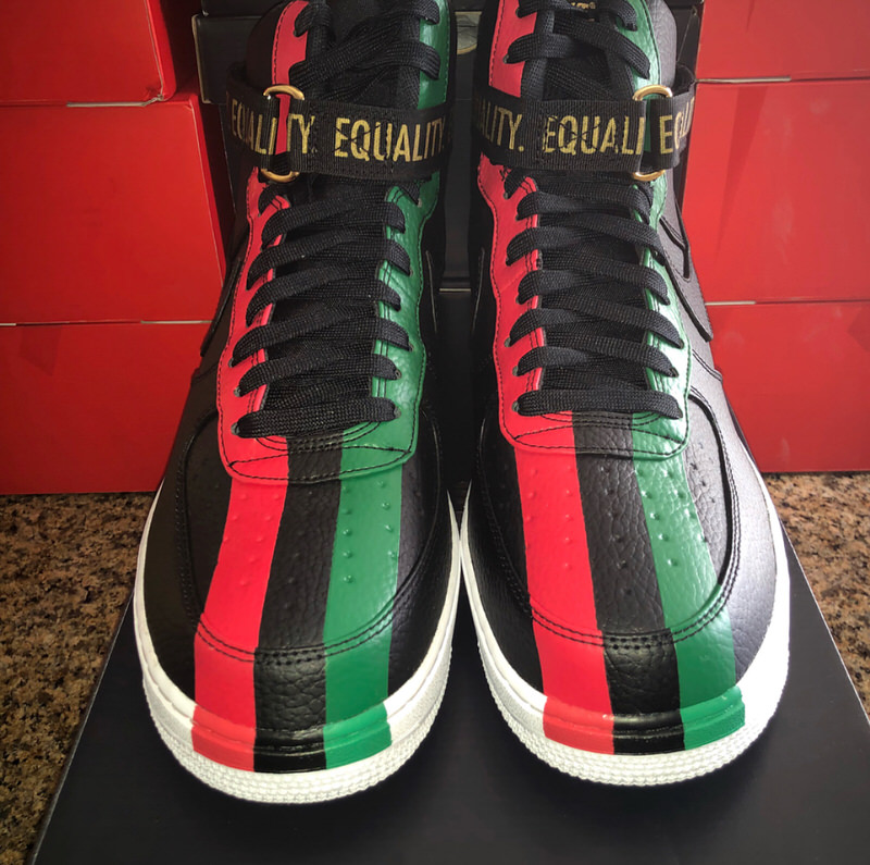 nike air force 1 high black history month