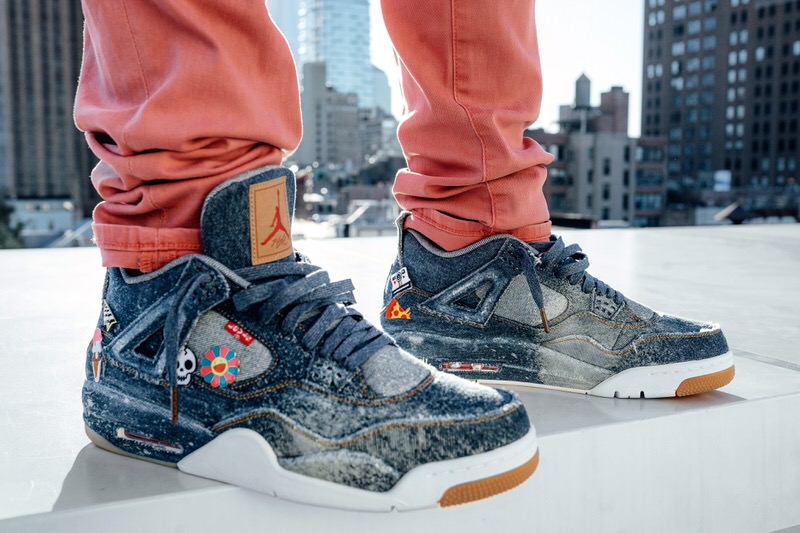Watch Upscale Vandal Customize His Levi s x Air Jordan 4s Nice Kicks