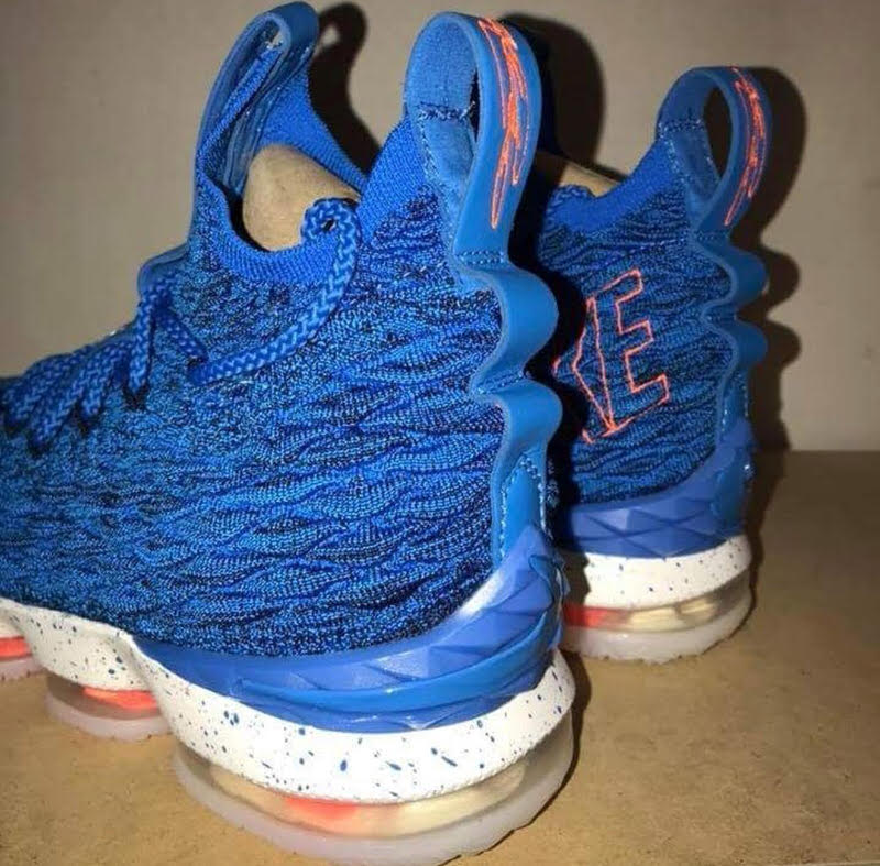 lebron 15 blue and orange