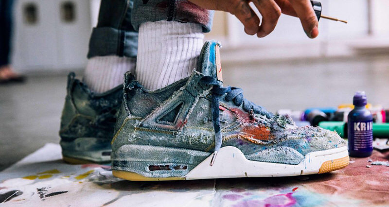 Levi's x Air Jordan 4 Custom