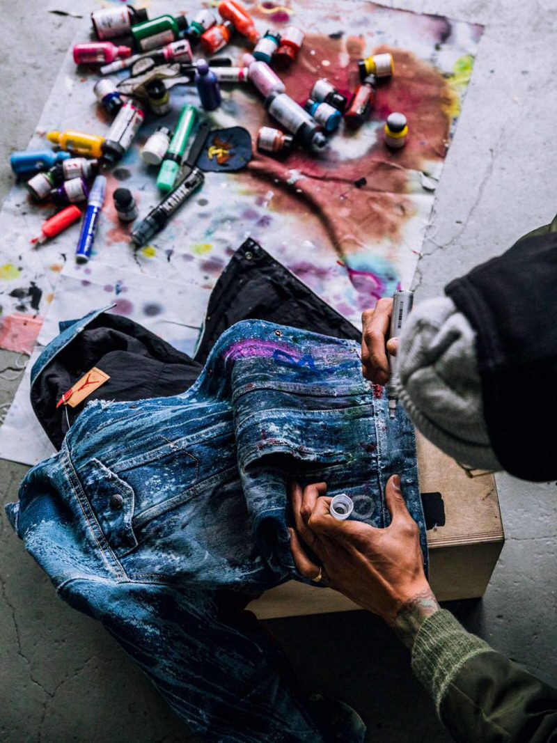 Levi's x Air Jordan 4 Custom