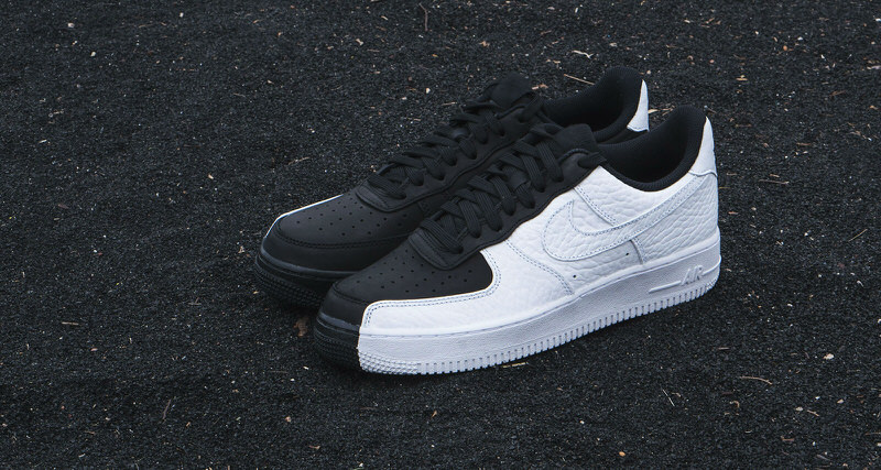 nike air force 1 low split black white