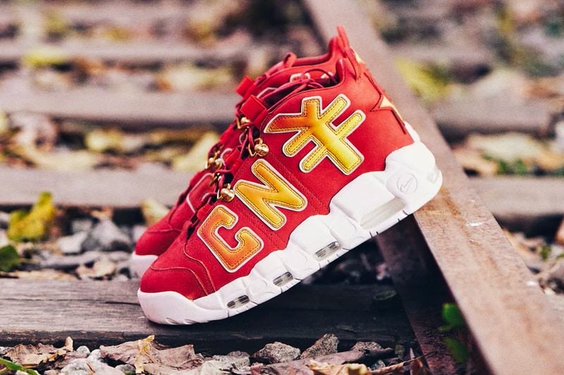 Nike Air More Uptempo Chinese New Year Custom