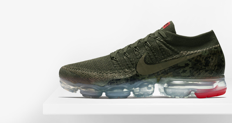 vapormax flyknit olive green