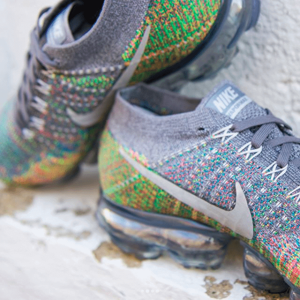 nike air vapormax grey multicolor