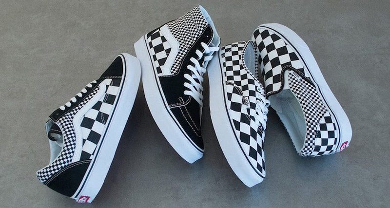 Trippy online checkerboard vans