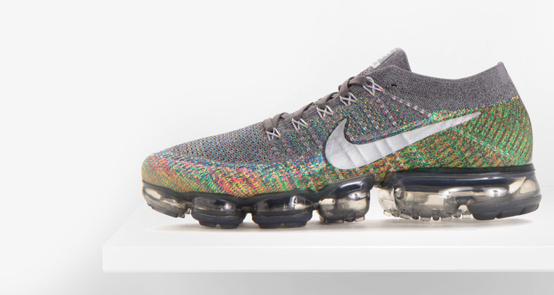 nike air vapormax grey multicolor