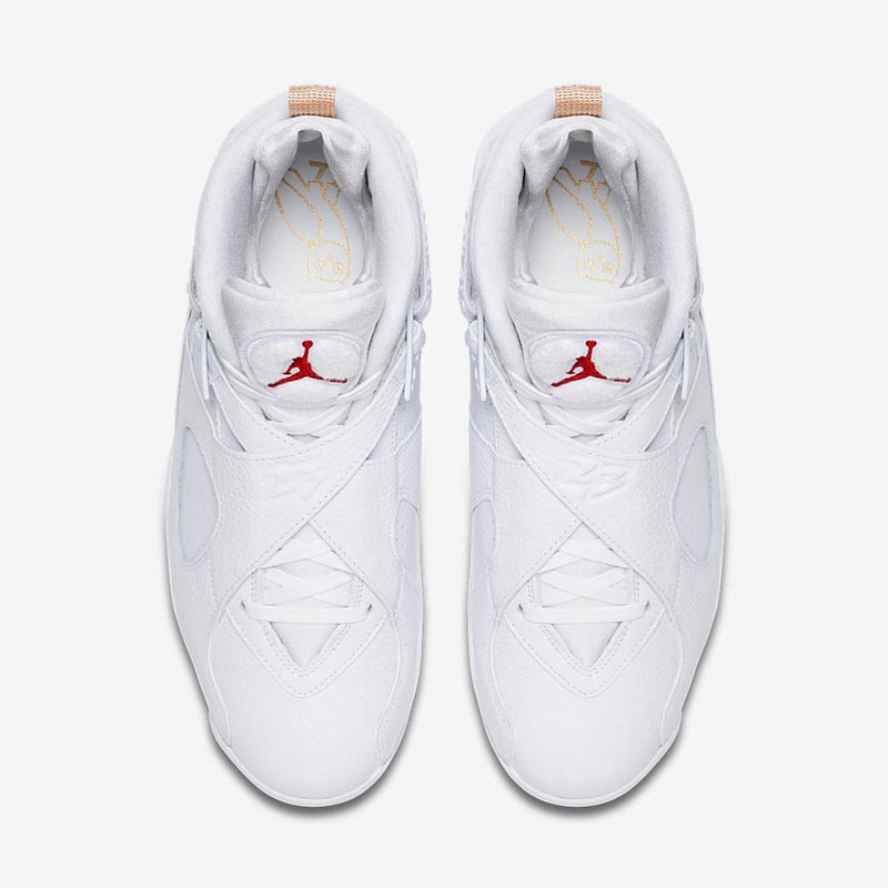 OVO x Air Jordan 8 "White" 