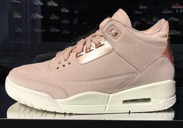 rose gold womens jordans