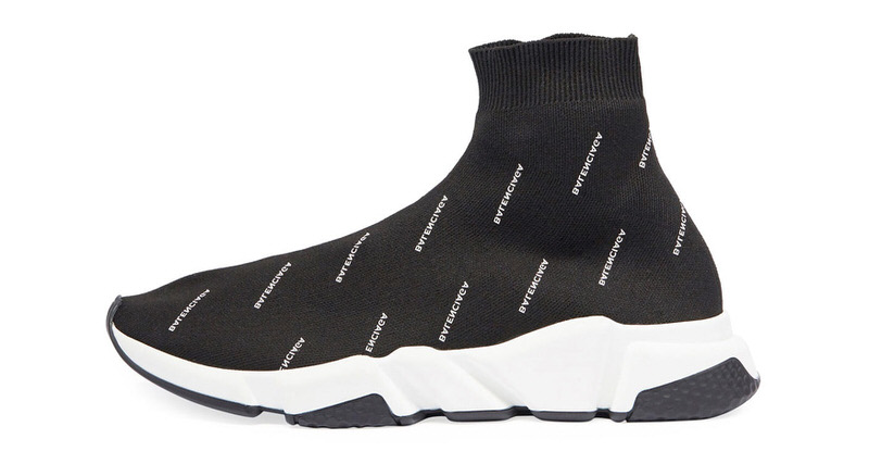 balenciaga logo speed trainer