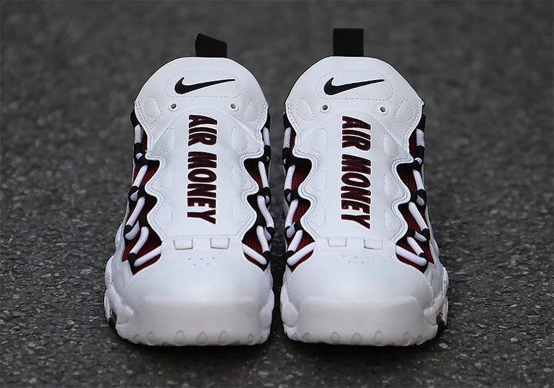 Nike Air More Money White/Burgundy