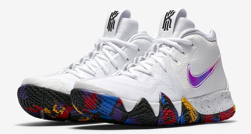 kyrie 4s white