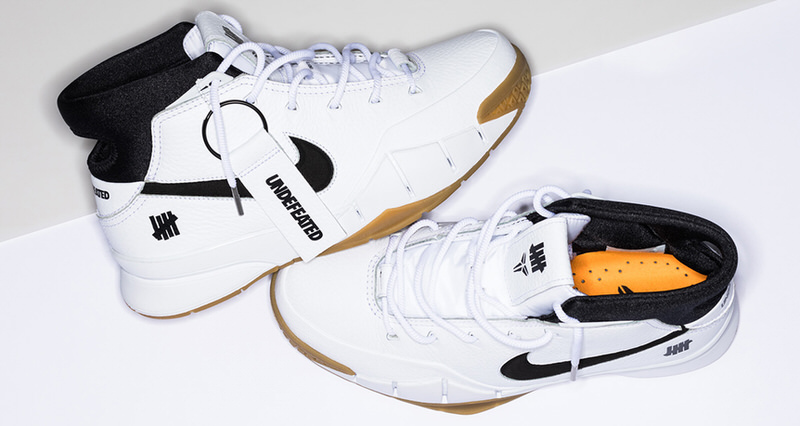 Undefeated x Nike Zoom Kobe 1 Protro White/Gum