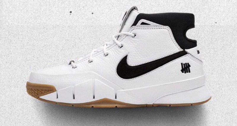 Undefeated x Nike Zoom Kobe 1 Protro White/Gum