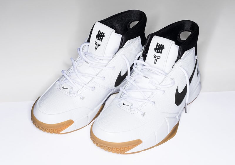 Undefeated x Nike Zoom Kobe 1 Protro White/Gum