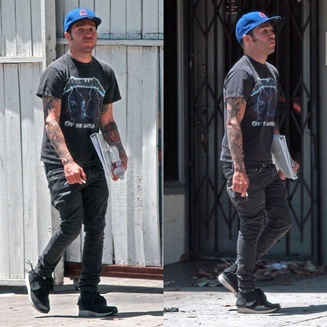 Tryna' figure out what's more rockstar here. That Metallica tee or those visvim FBT's?