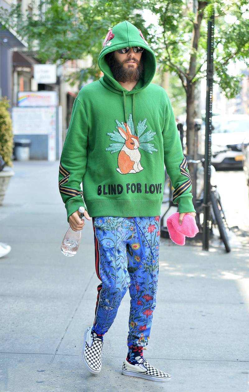 That's the Jared Leto you've come to know over the years. Never without his Vans or every color and print imaginable.