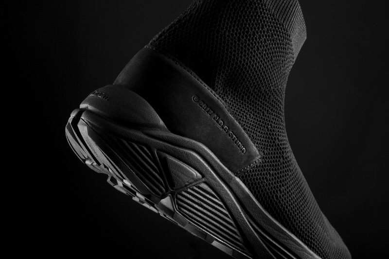 N.D.G. Studio 2084 Sock Sneaker "Triple Black"