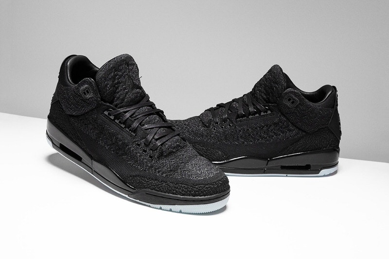 jordan 3 flyknit black