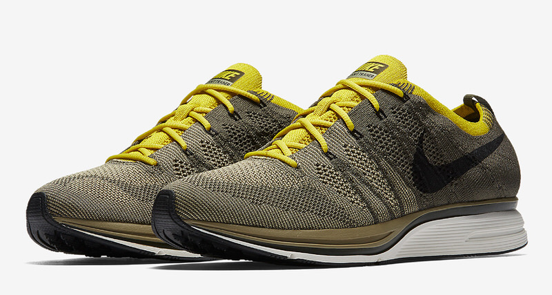 Nike Flyknit Trainer Cargo Khaki/Bright Citron