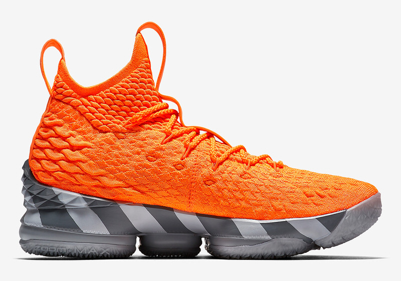 lebron 15 orange box stockx