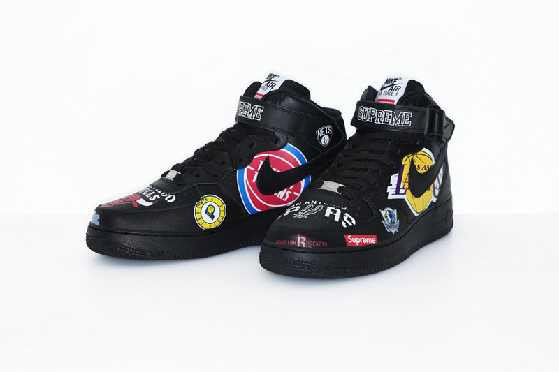 Supreme x NBA x Nike Air Force 1 Mid Pack