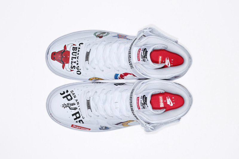 Supreme x NBA x Nike Air Force 1 Mid Pack