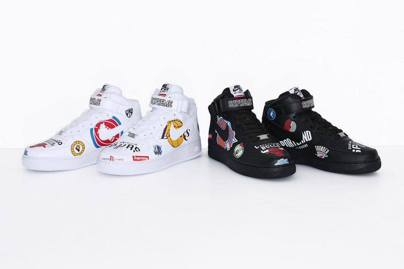 Supreme x NBA x Nike Air Force 1 Mid Pack