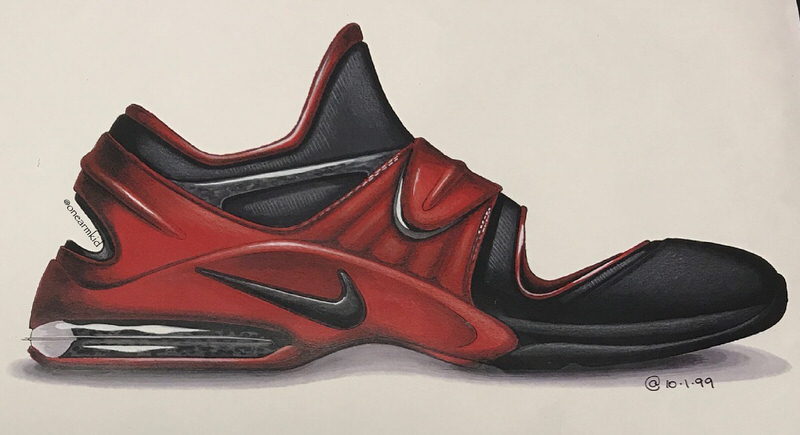 Nike Air Jet Flight Sketch.