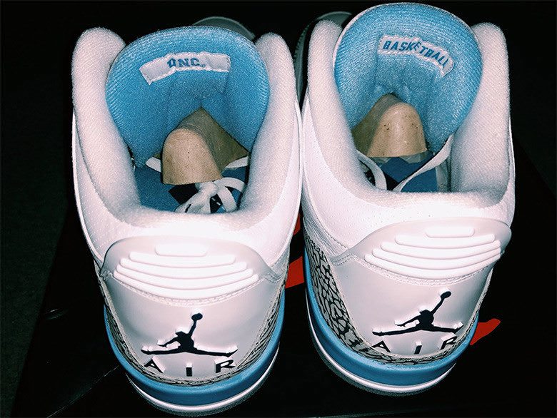 Jordan 3 cheap unc pe