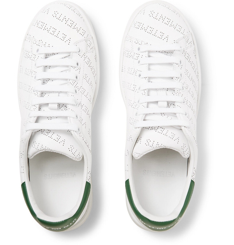 Vetements Perforated Logo Sneakers