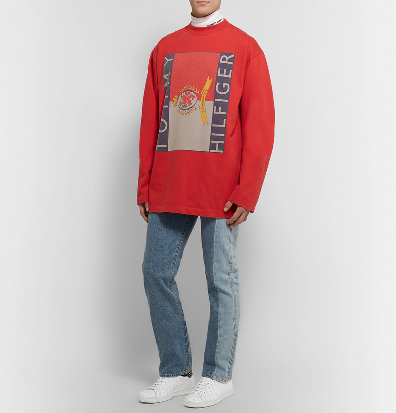 Vetements Perforated Logo Sneakers