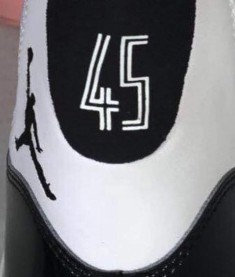 concord 11 with 45 on back