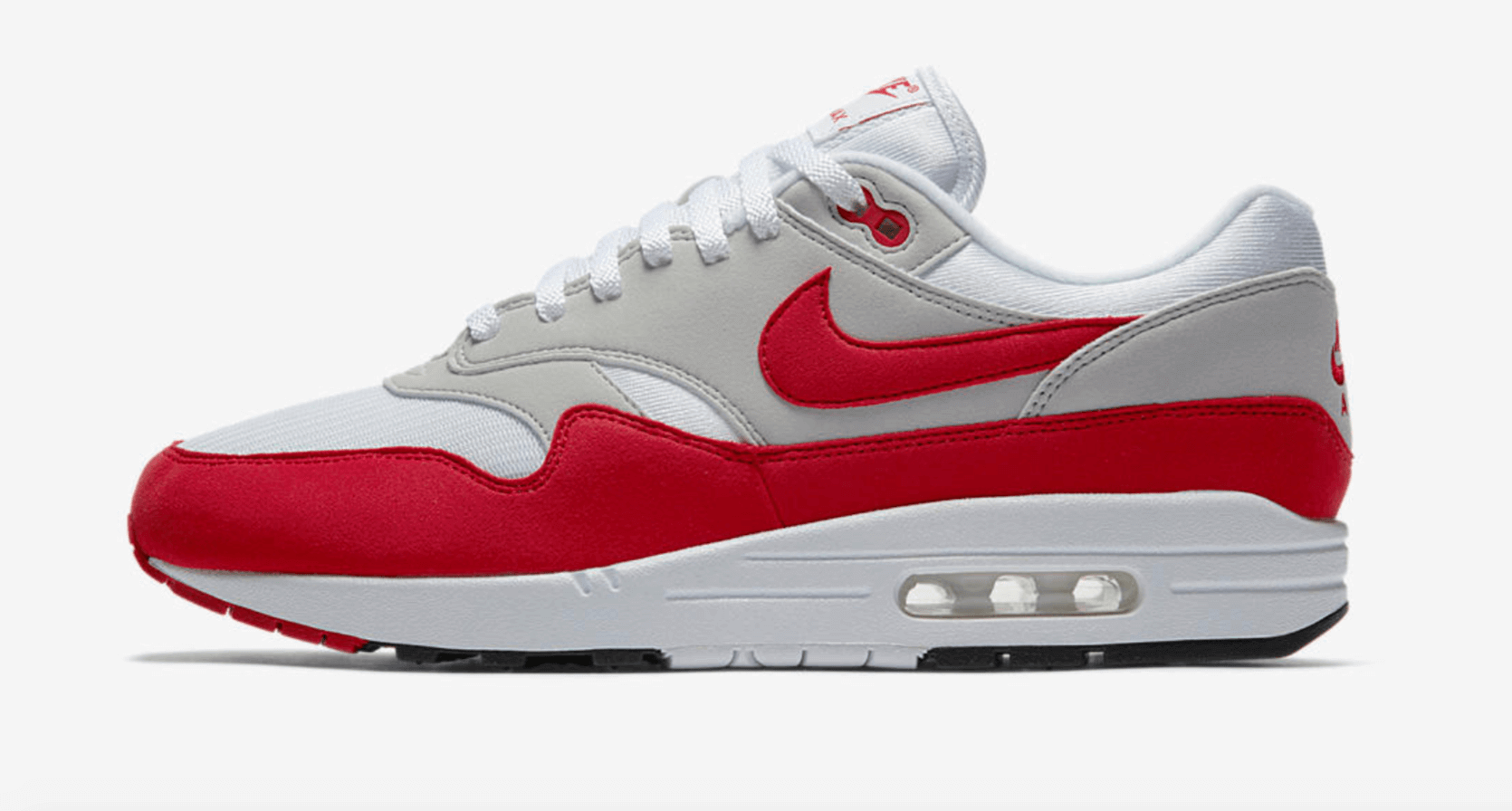 air max 1 red and white