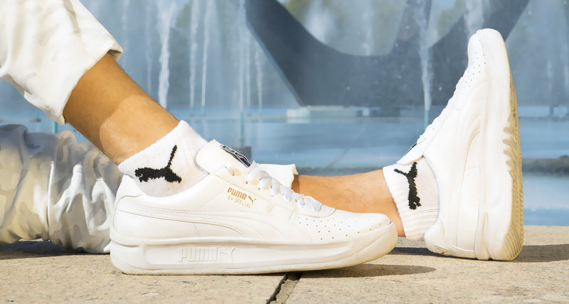 Puma gv special white hotsell