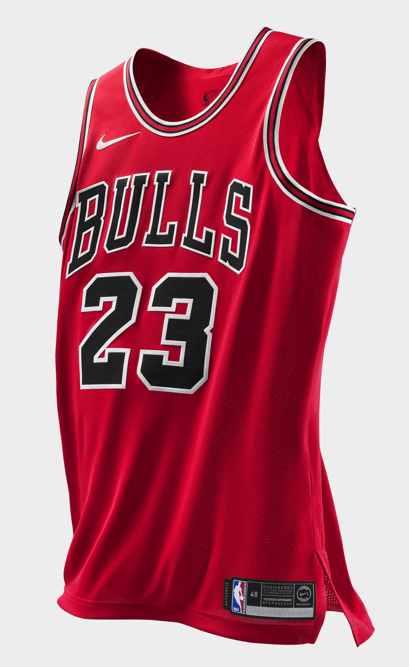 Michael Jordan Authentic Chicago Bulls Jersey Swingman NikeConnect