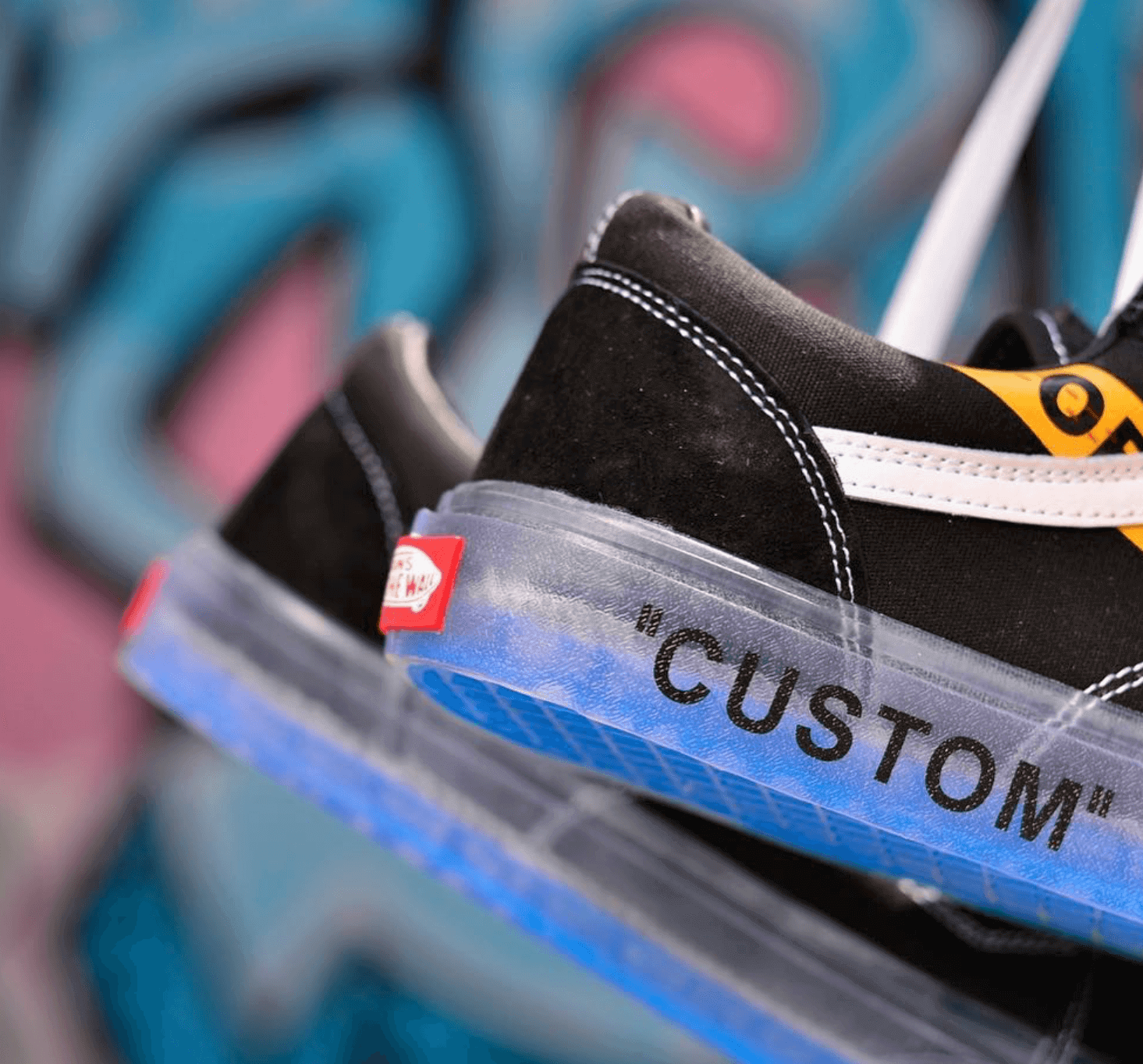 HOW TO: OFF WHITE INSPIRED VANS OLD SKOOL CUSTOM SHOES!! 