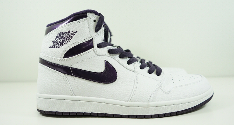 air jordan 1 white metallic purple