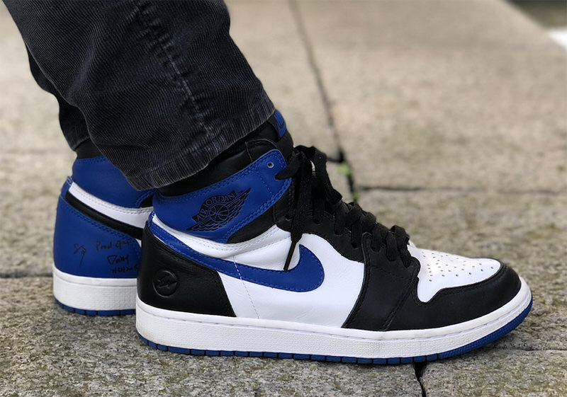 fragment design x Air Jordan 1 Mismatched Sample | Nice Kicks