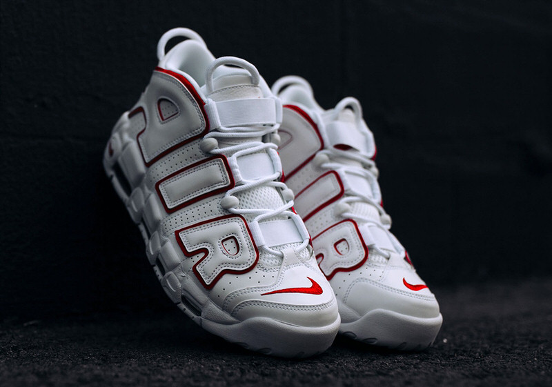 Nike Air More Uptempo White/Red