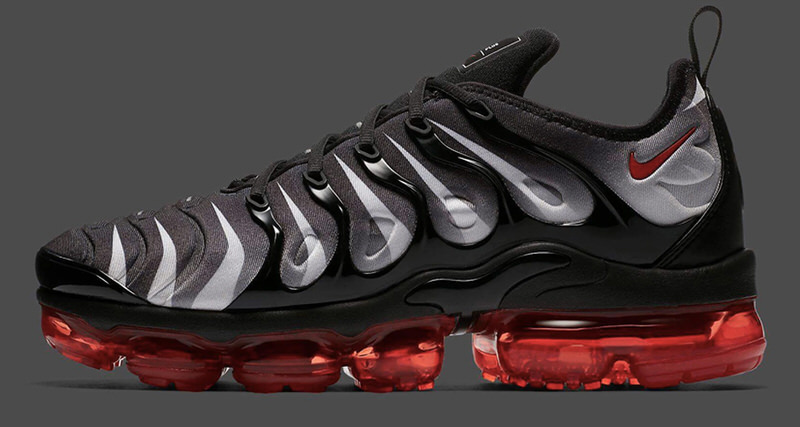 Nike Air VaporMax Plus Red Shark Tooth Set to Swim Soon Nice Kicks