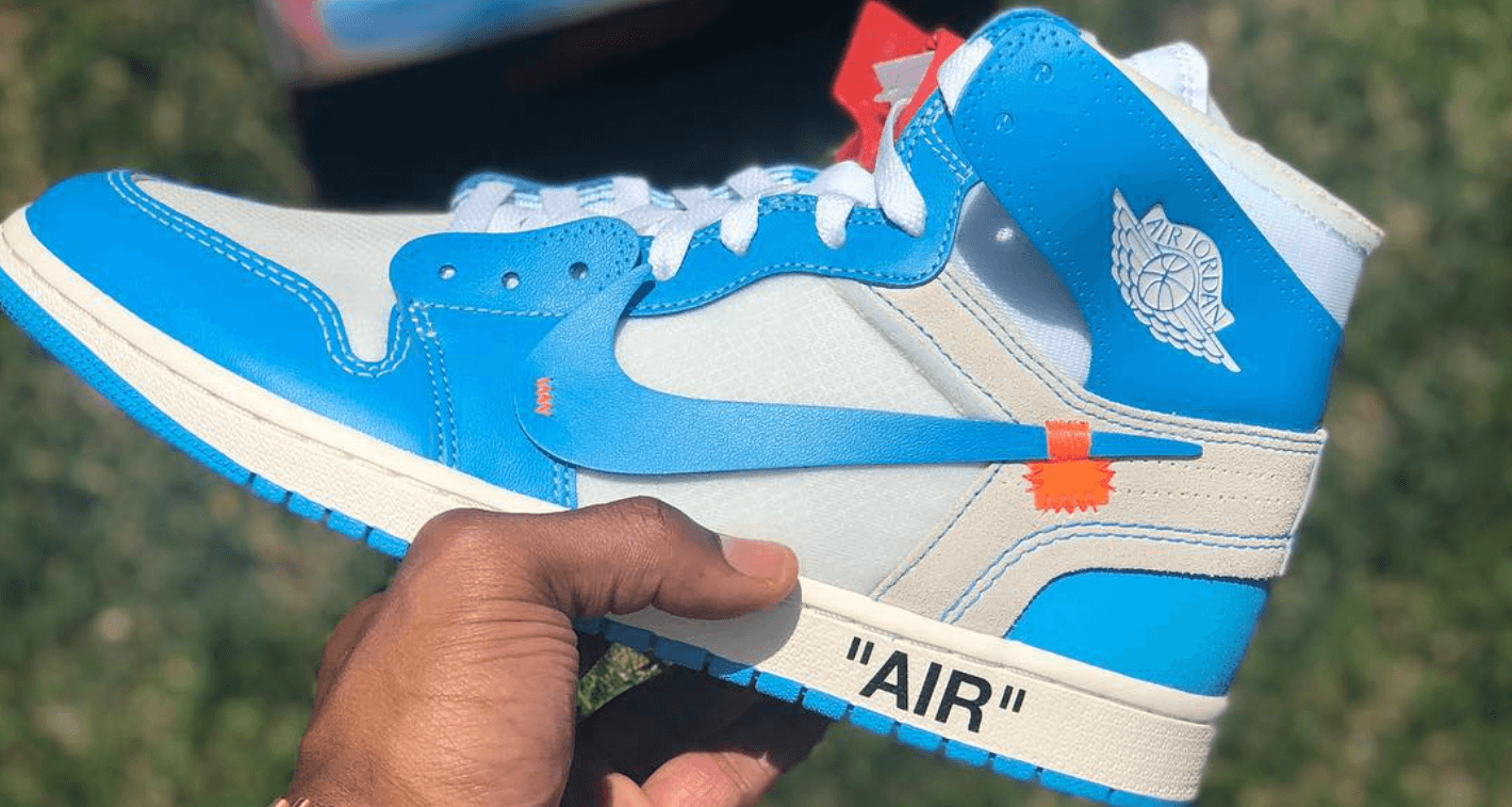 off white x air jordan 1 unc